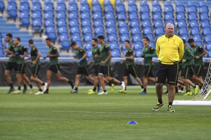 DEPORTES 05-03-19  LAS PALMAS DE GRAN CANARIA.  Primer entrenamiento de Pepe Mel. FOTOS: JUAN CASTRO