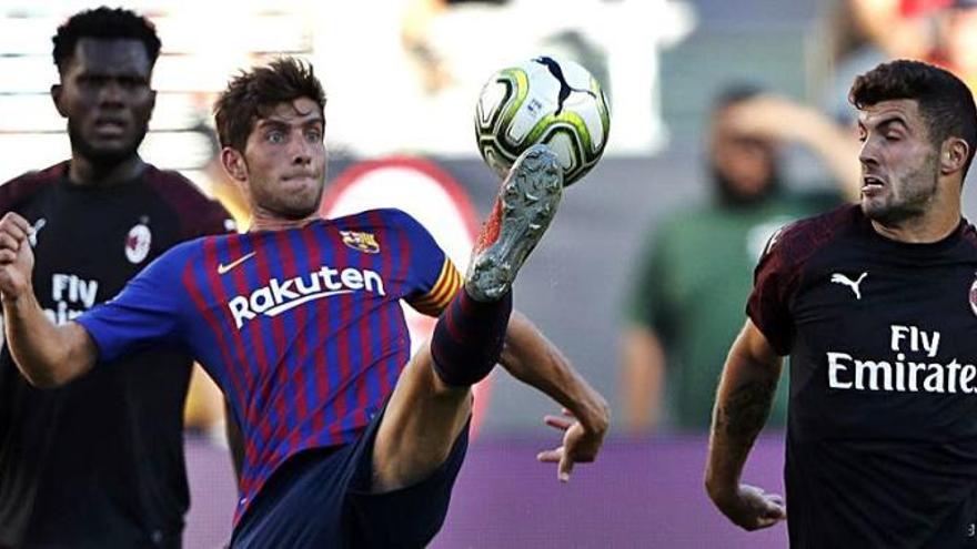 Polémica &#039;borrada&#039; de Sergi Roberto y el Barça en #LaLigaSantanderChallenge