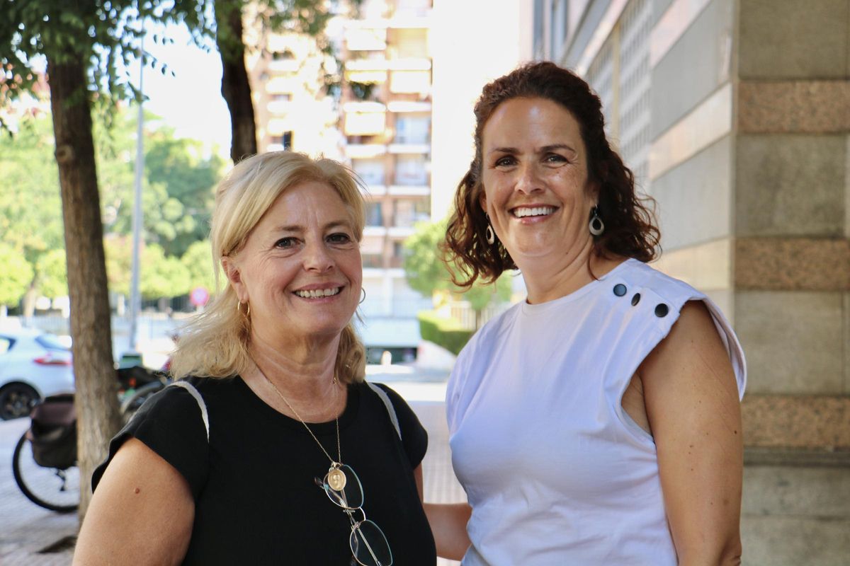 Las enfermeras Inmaculada Ruiz y Marta Pelegrina.