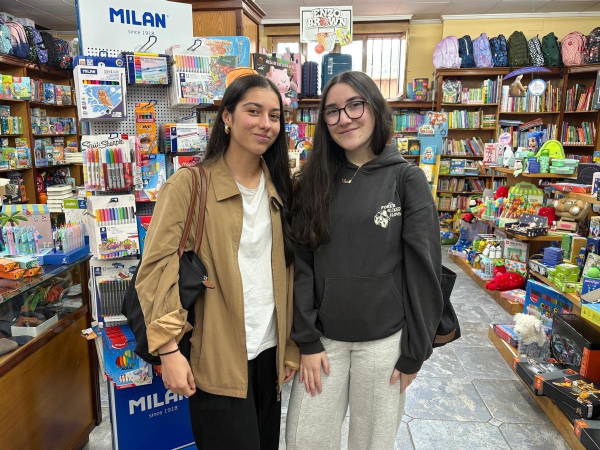 Paloma Rodríguez y Paula Fuertes.