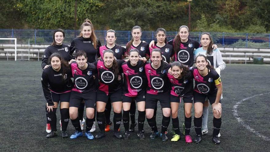 Formación del Femiastur que ganó al Arousana