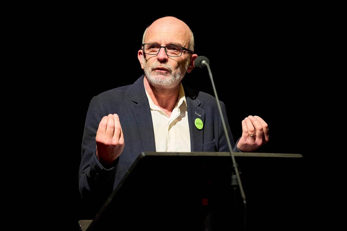 Jordi Bordes, en la entrega del Premi Anna Pérez Pagés de periodismo cultural