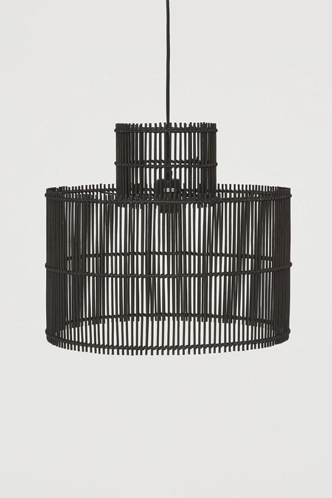 Lámpara colgante de bambú de H&M Home