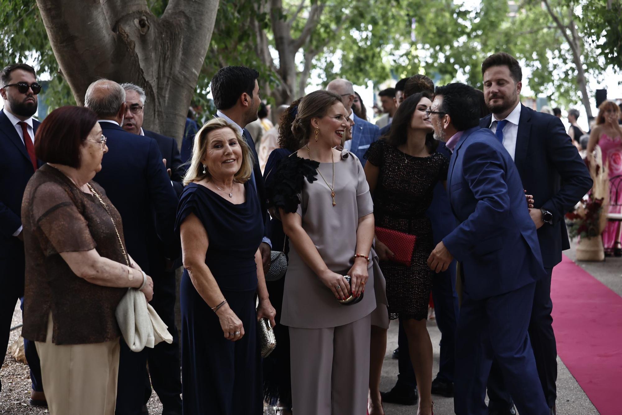 Boda de Nuria Llopis: la alfombra roja