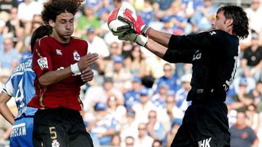 Lendoiro en una junta de accionistas del Deportivo.