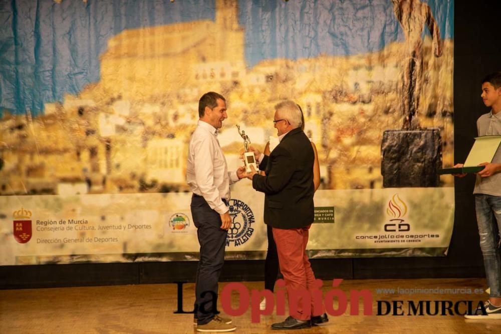 Gala de premios al Deporte murciano en Cehegín