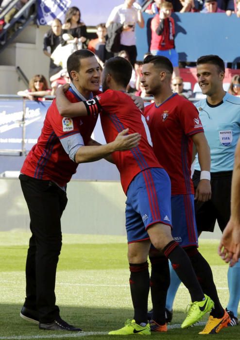 El partido entre el Osasuna y el Sporting, en imágenes