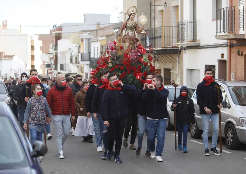 Faura disfruta de la Pujà de Santa Bárbara.