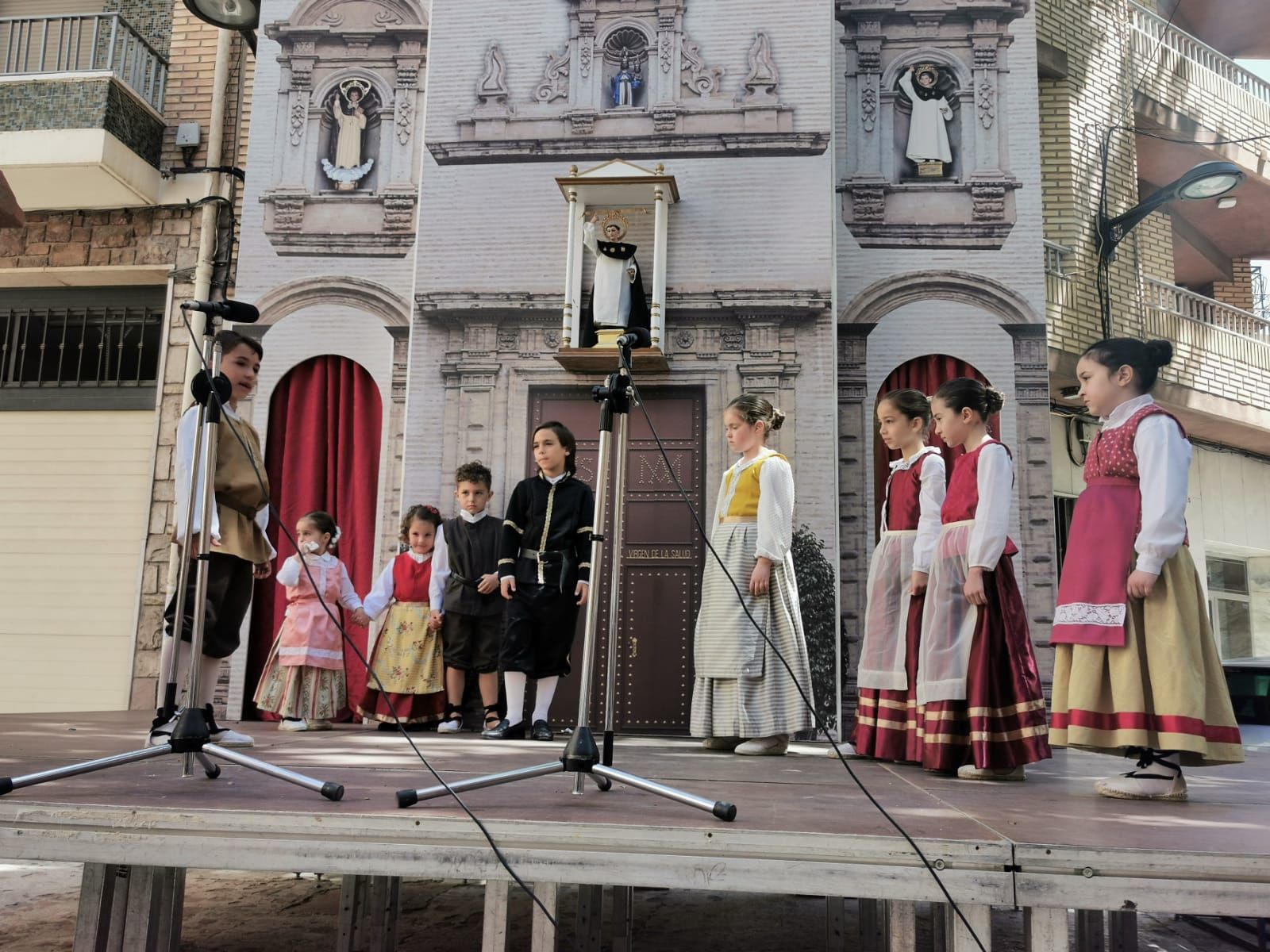 Representación del 'miracle' de Sant Vicent "La sabateta" en Xirivella.