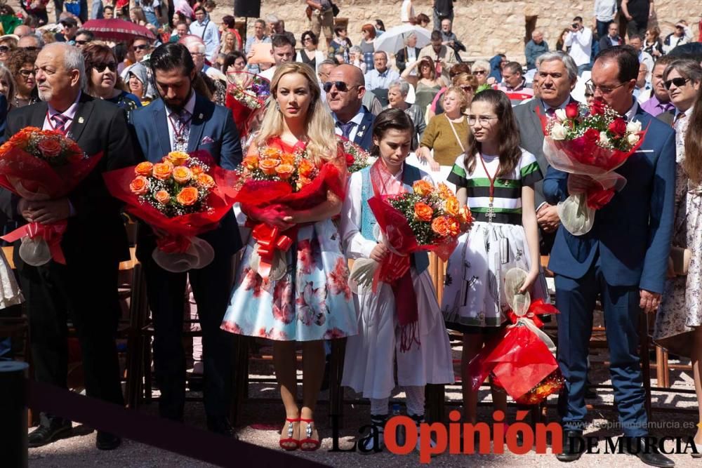 Ofrenda de flores en Caravaca