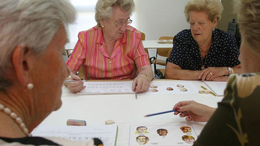 Taller de memoria en el centro de salud de El Palo.