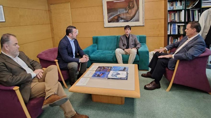 De izquierda a derecha, Carlos Paniceres, Daniel González, Borja Sánchez y Félix Baragaño. |