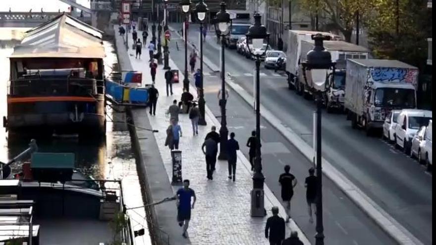 París, tomado por los corredores populares