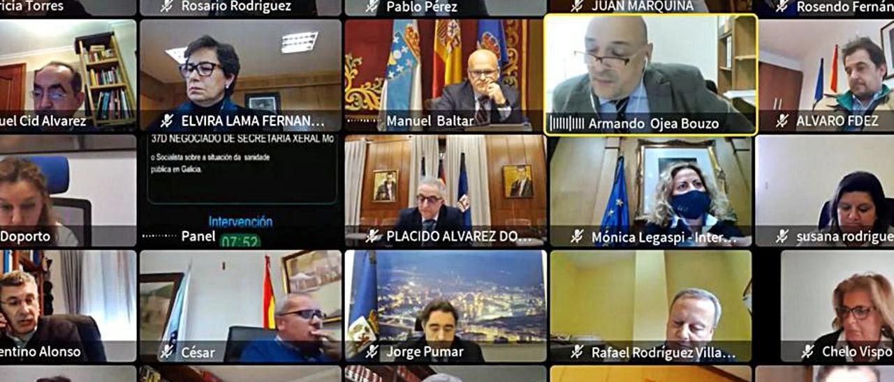 Pleno telemático en la Diputación de Ourense. |   // BRAIS LORENZO