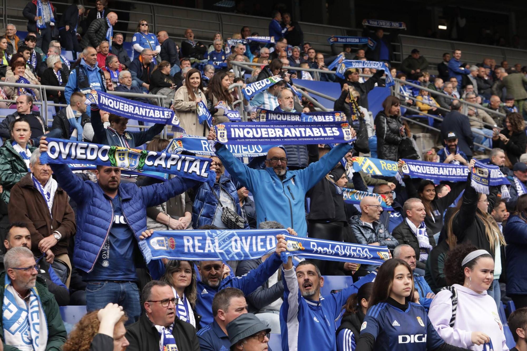 Así se vivió el encuentro entre el Real Oviedo y el Lugo