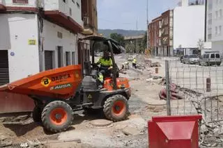Obras del último tramo de la avenida de Trassierra