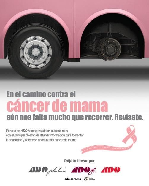 El autobús rosa de ADO