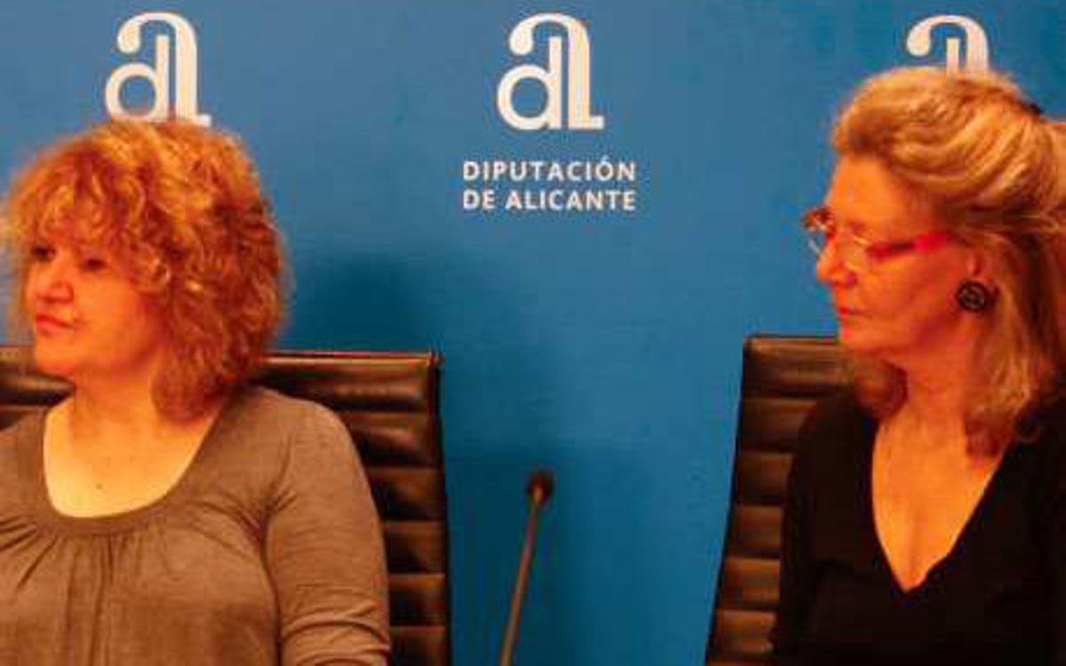 Las traductoras Maria Chatziemmanoyil y Paola Ambrosi.
