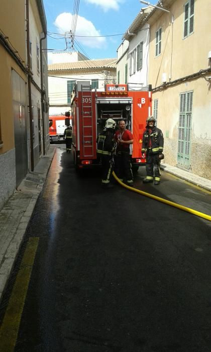 Incendio en una casa de Muro