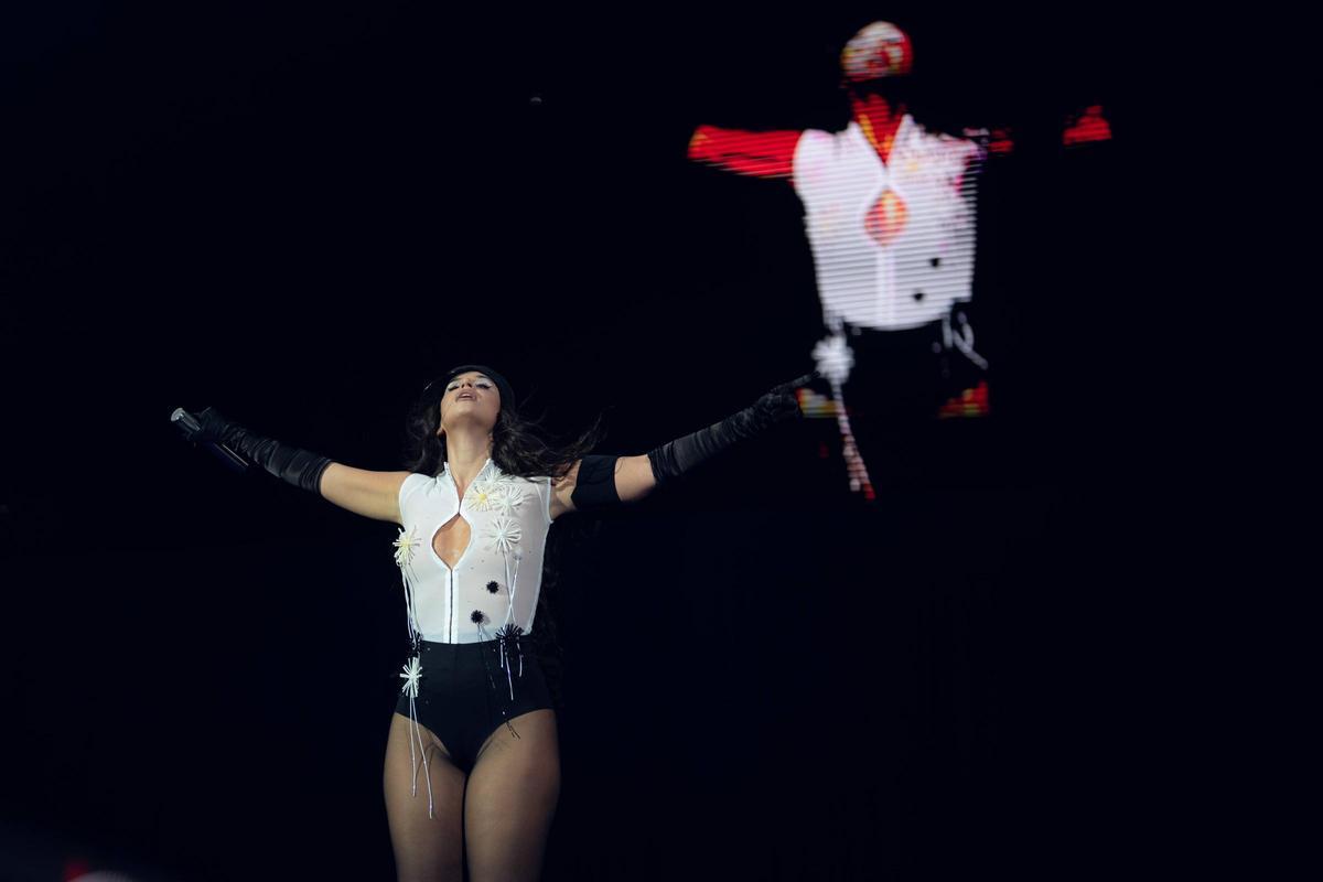 . Concierto de Nathy Peluso en el Palau Sant Jordi.