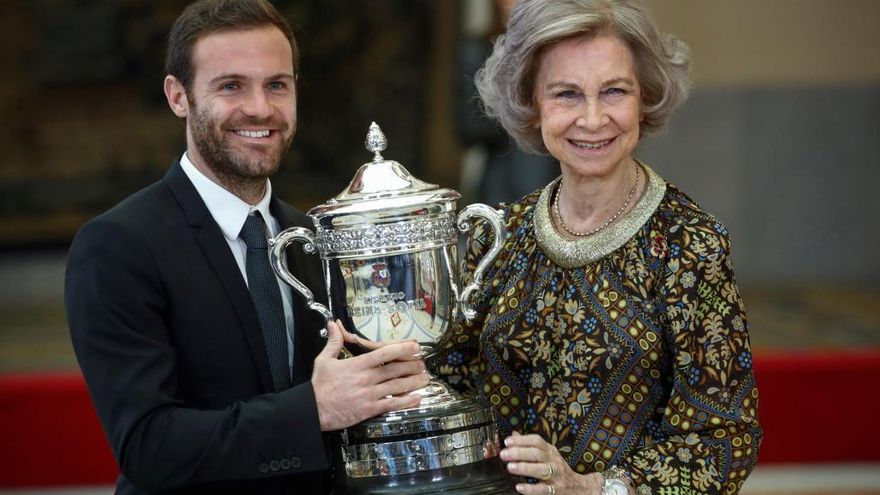 Juan Mata y Natasha Lee presentes en los Premios Nacionales del Deporte