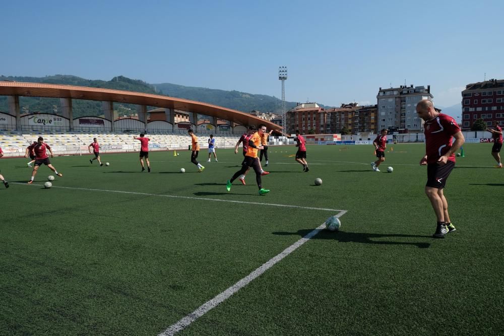 Primer día de entrenamientos del Caudal Deportivo