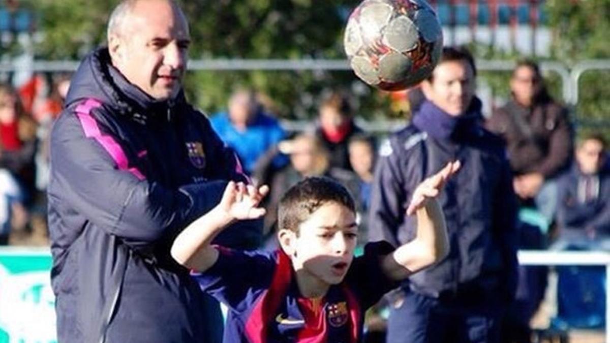 Marc Serra es el coordinador del fútbol 7 del FC Barcelona