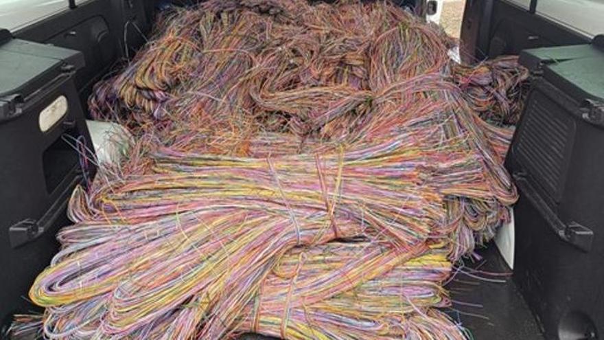 Investigado un trabajador ferroviario de Castellón por robar 143 kilos de cobre