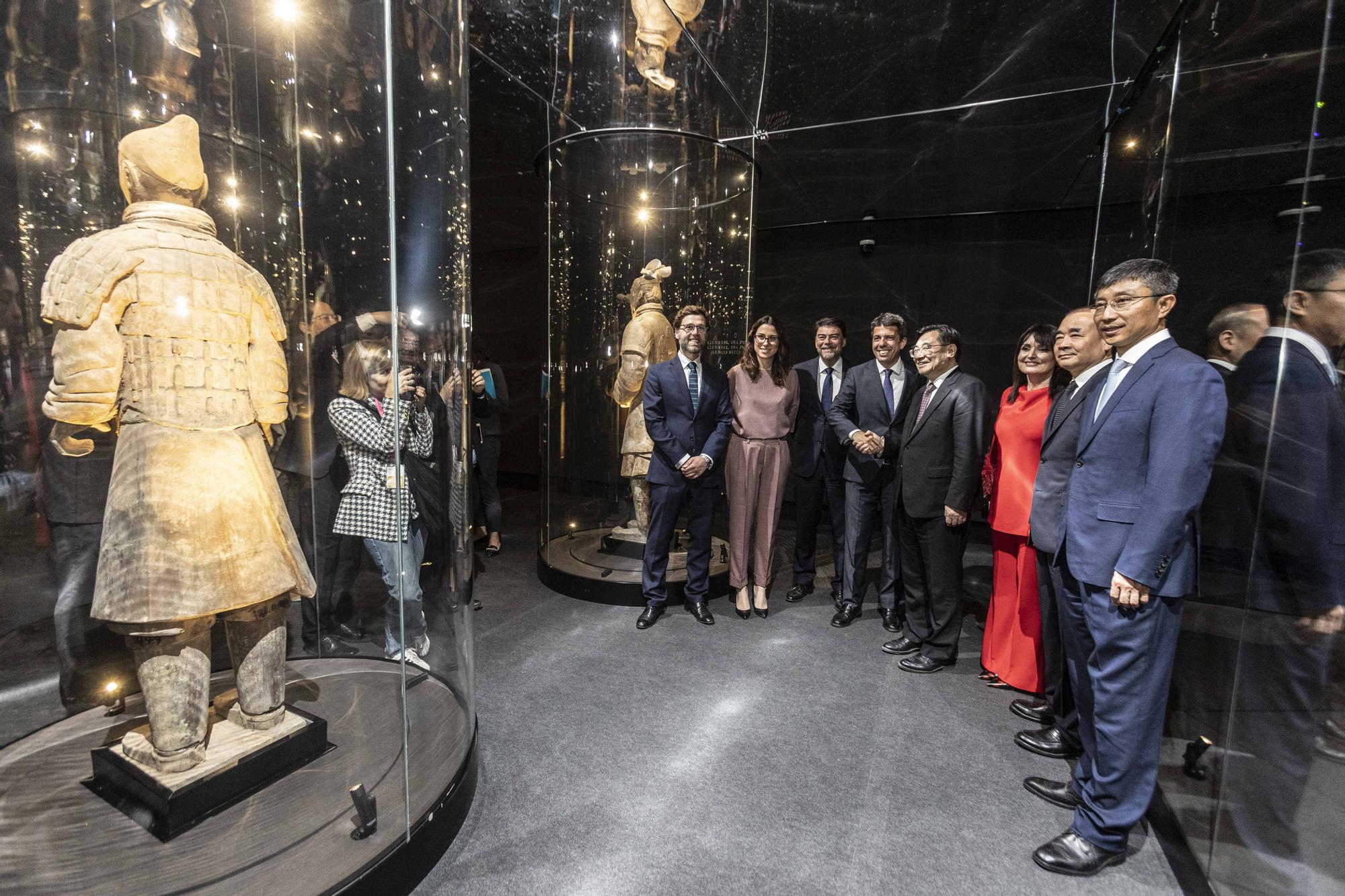 La inauguración de la exposición El legado de las dinastías Qin y Han. Los guerreros de Xian