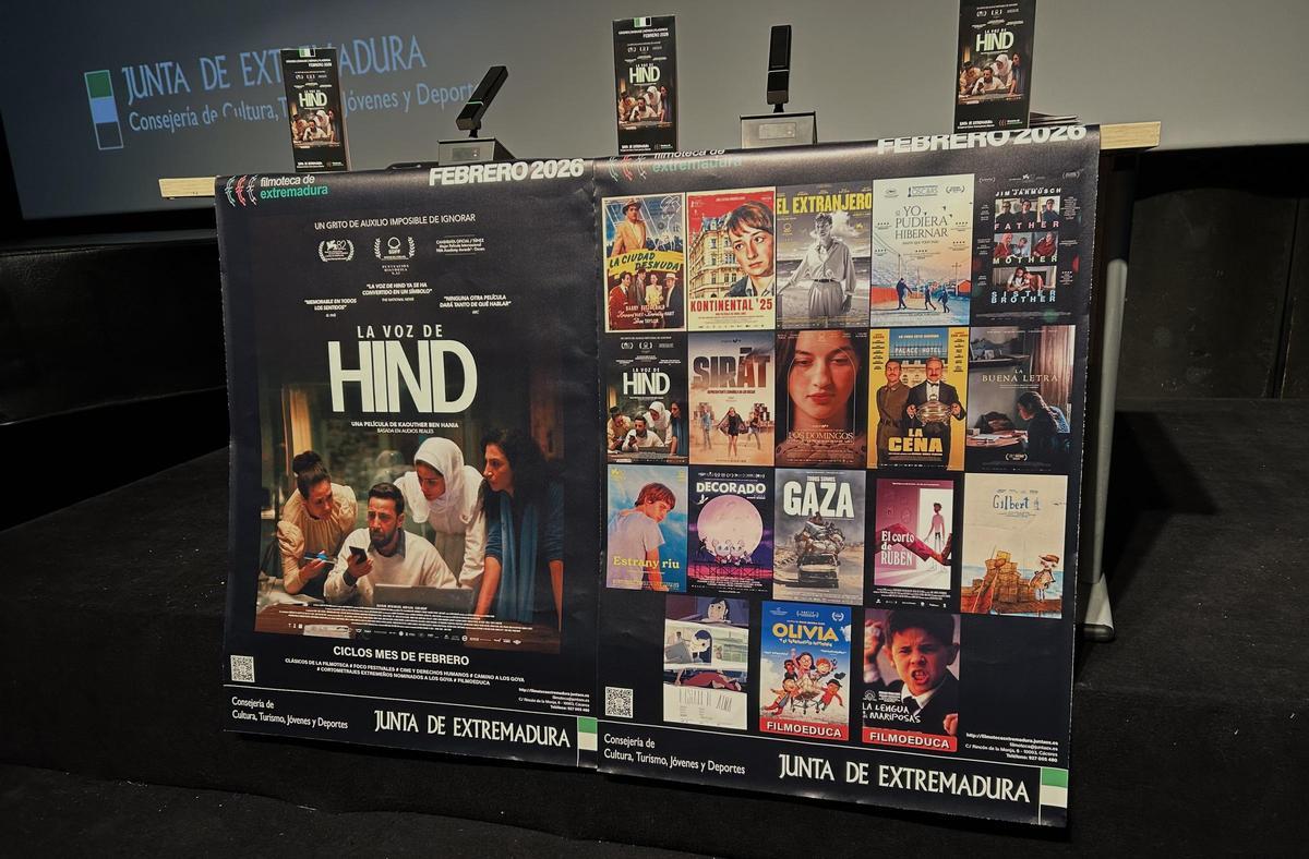 Películas que se proyectarán durante el mes de febrero en la Filmoteca de Extremadura.