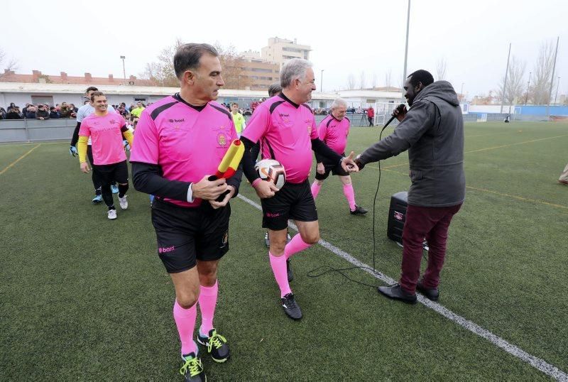 Partido solidario en el campo César Láinez