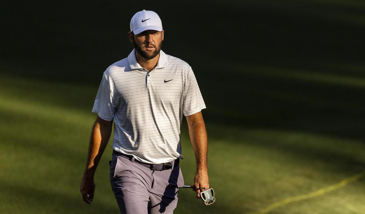 Scheffler, durante el torneo