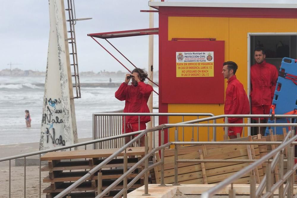 Temporal en Cabo de Palos y La Manga