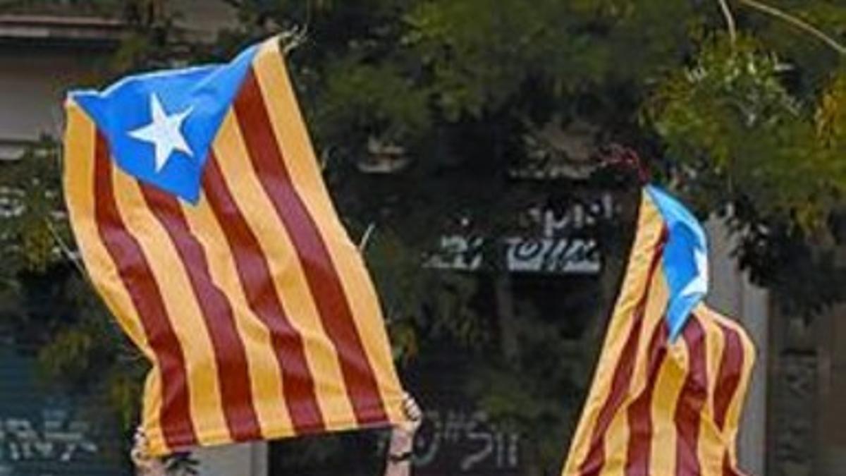 Una imagen de la Via Catalana.