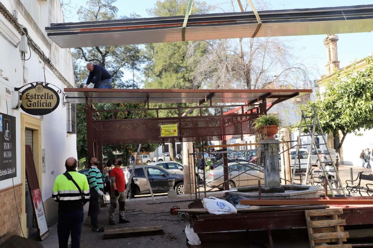 Arranca el montaje de puestos de caracoles