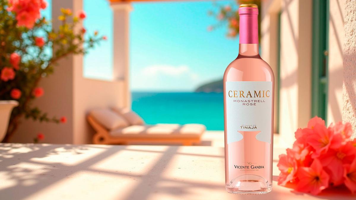 Ceramic Monastrell rosado.