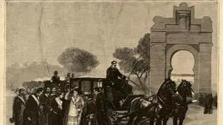 La inauguración del tranvía y de la Exposición Aragonesa en 1885