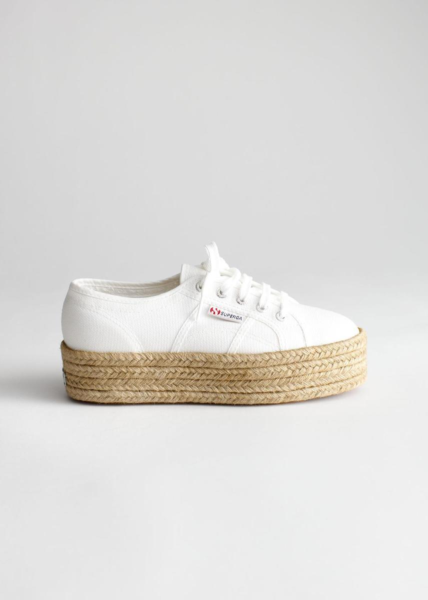 Zapatillas Superga con plataforma de yute, de &Other Stories