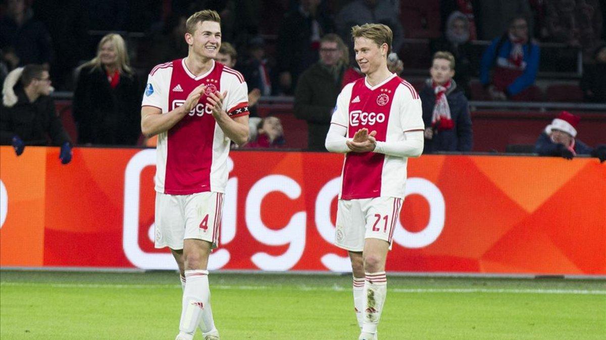 De Jong y De Ligt unirán de nuevo sus caminos en el Barça