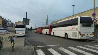 Queixes d'usuaris de Renfe per problemes amb el transport alternatiu en diferents punts de Girona