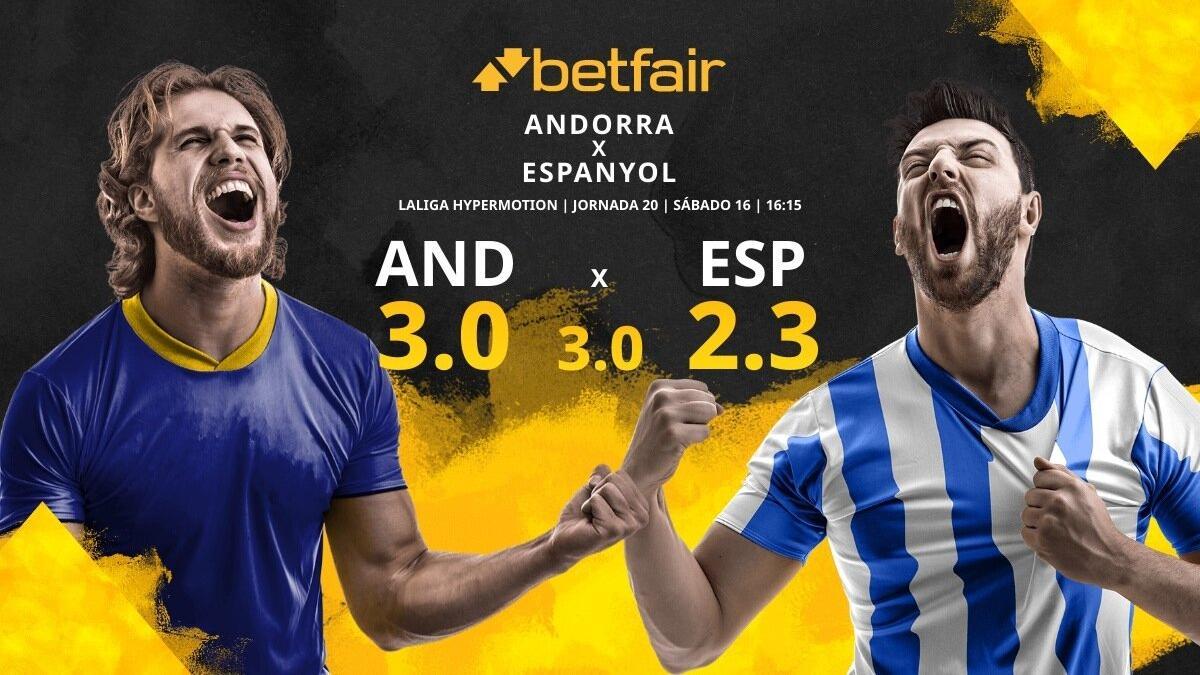 FC Andorra vs. RCD Espanyol: horario, TV, estadísticas, clasificación y pronósticos