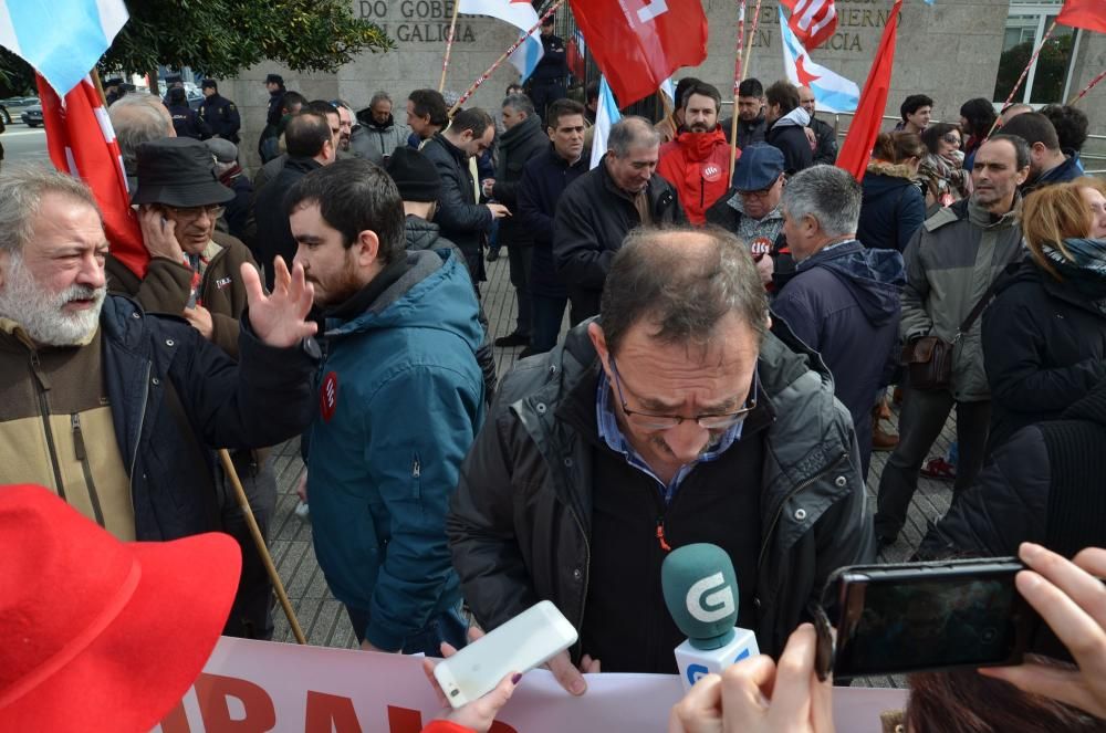 Protesta en A Coruña contra la reforma laboral