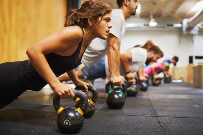 Entrenamiento en el gimnasio