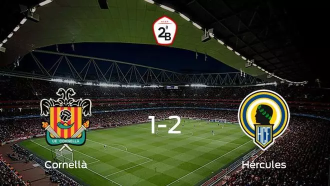El Hércules consigue los tres puntos tras ganar 1-2 al Cornellà