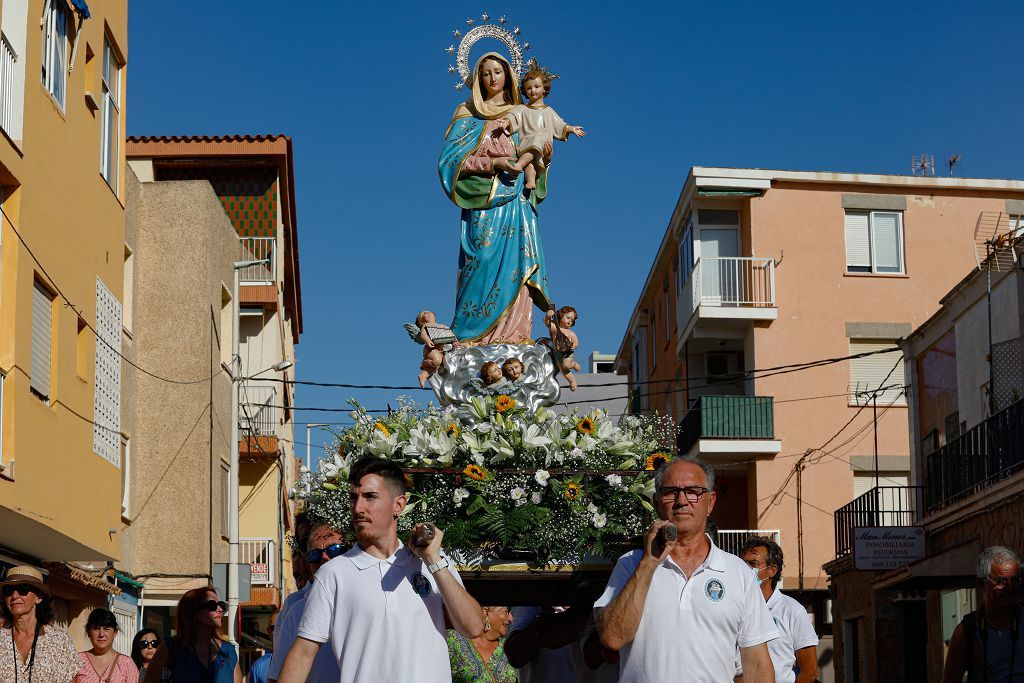 Procesión de la Virgen en Cabo de Palos y Los Nietos
