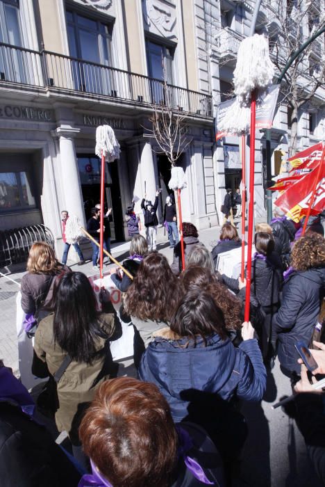 Protesta del col·lectiu de les netejadores a Giron