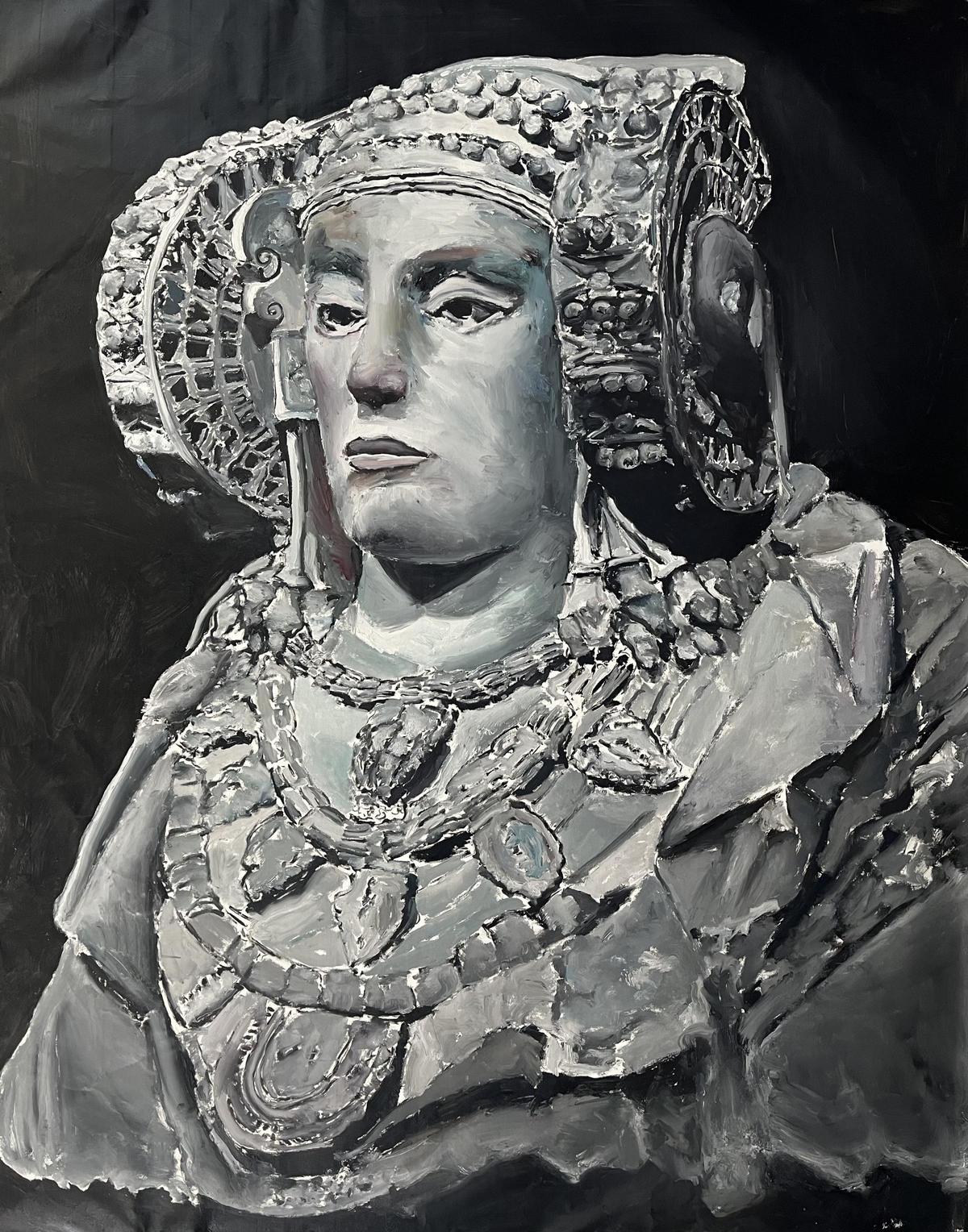 Imagen completa de la Dama de Elche de Santiago Ydáñez