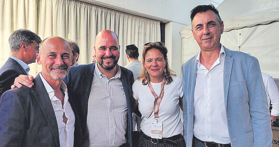 Sebastià Oliver, Alfredo Mazcuñán, Celia Torrabadella y Lluís Carreras.