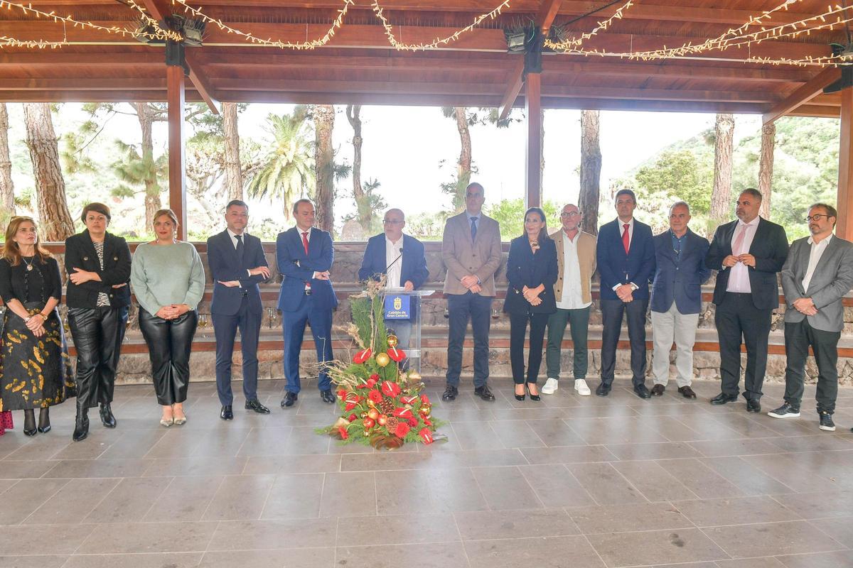 Brindis del presidente del Cabildo en el Jardín Canario