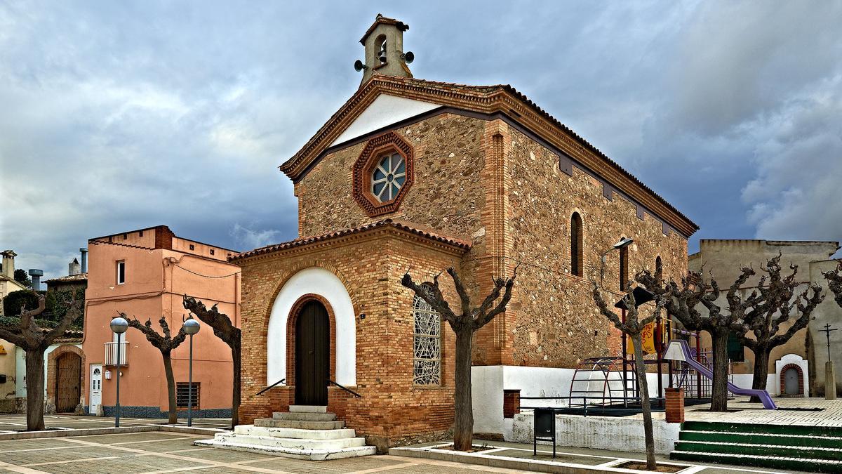 La iglesia del pueblo más pequeño de Catalunya.